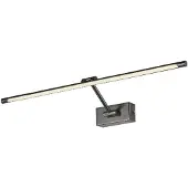 Azzardo AZ2663 Wandleuchte (siehe Abbildungen oben), Davinci 90, Schwarzchrom