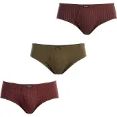 Abanderado 3er-Pack Herren Essenzielle Bedruckte Slips mit Öffnung A0090