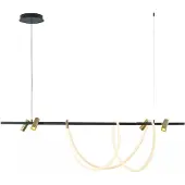 Zuma Line LED-Pendelleuchte 5000 lm 3000+4000+6000K Schwarzgold BALBO 2200277L