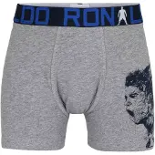 JBS Boxershorts CR7 "Boxershort CR7 Boys Trunk 5-pack 5er Pack", Jungen, Gr. 140-146, bunt (schwarz, blau, grau), Obermaterial: 95% Baumwolle CO. 5% Elasthan EL., Unterhosen Boxershorts