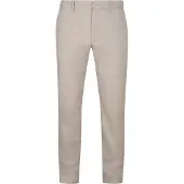 Alberto Lou Chinohose Glencheck Beige - male