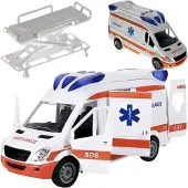 Kruzzel Rettungswagen mit Licht, Sound und Trage