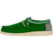 HEY DUDE HEYDUDE Wally Letterman Herren Halbschuhe Green/White Größe 41