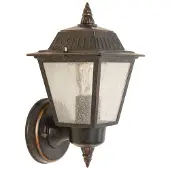 Garden Zone Elstead Highnam Außen-Wandleuchte E27 Verwitterte Bronze IP44