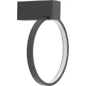 Nowodvorski Lighting LED Wandleuchte Circolo Schwarz Alu