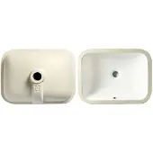REA Aufsatzwaschbecken Anabel 46 White