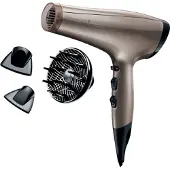 Remington AC8002 Keratin Protect Ionen-Haartrockner 2200 W Schwarz Keramik Zwei Düsen Diffusor