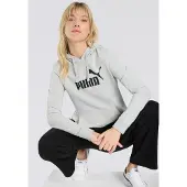 Puma Kapuzensweatshirt "ESS NO 1 LOGO HOODIE TR", Regular Fit, mit Kängurutasche, mit verstellbarer Kapuze