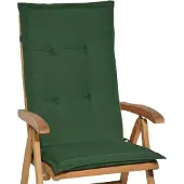 Beautissu Loft HL, 120x50x6cm, Dunkelgrün, Gartenstuhlauflage, Outdoor