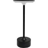 Milagro Schwarze LED-Tischnachtlampe 2,5 W, wechselbare Farbe, kabellos TAVOLO