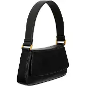 OEM Lederhandtas Damen Schultertasche Schwarz Lederschutz
