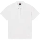 Colmar Silk Effect Tape Polo white (01) M
