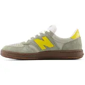 New Balance Unisex. CT500V1 Grüne T500-Leder-Sneaker (39.5), Wohnung, Nobuck, Schnürsenkel, Lässig