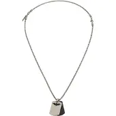 Police PEAGN0080701 Herren-Halskette Bat-Shield Silberfarben