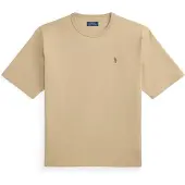 Ralph Lauren für Herren. 710A12979002 Beigefarbenes T-Shirt mit Rundhalsausschnitt in Relaxed Fit (S), Lässig, Baumwolle, Kurzarm