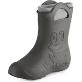 Ladeheid Damen federleichte Eva Gummistiefel Regenschuhe gefüttert LA-CA-12 (Carbone, 36/37 EU)