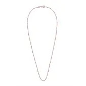 Elli Kette ohne Anhänger "Halskette Kugelkette Silberkette Fein 925 Silber" Gr. 55, rosa (rosegold), Halsketten, Damen, 55, ohne Stein, Silber 925 (Sterlingsilber), Kette ohne Anhänger