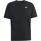 Adidas T-Shirt ORIGINALS "TECH ESS POLY T", Herren, Gr. XL, schwarz, Obermaterial: 88% Polyester, 12% Elasthan, Shirts T-Shirt, sportlicher Stil, ohne Verschluss, aus Polyester