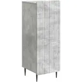 Syfax Sideboard Betongrau 34,5 x 33 x 92 cm Holzwerkstoff