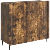 vidaXL Sideboard Räuchereiche 89 x 34,5 x 82 cm Holzwerkstoff