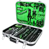 Ks Tools Universal-Werkzeug-Satz COMPETITION, 1/4"+1/2", 6-kant, 143-teilig, in Aluminiumkoffer