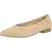 Paul green Damen Ballerinas Beige Rauleder Größe: 38,5