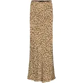 Betty Barclay Satinrock mit Leoprint in Beige/Khaki | Gr.: 44