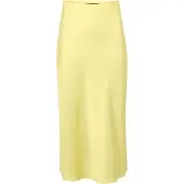 Betty Barclay Maxirock "Maxirock unifarben", Damen, Gr. 44, gelb, Einsatz: 100% Polyester PES., Röcke Maxirock