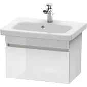 Duravit DuraStyle Waschtischunterschrank wandhängend 6379, 1 Auszug, 580mm, für DuraStyle, DS637902222, Farbe: Weiß Hochglanz Dekor