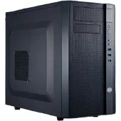 Cooler Master N200, Mini Tower, PC, Schwarz, micro ATX, Mini-ITX, Kunststoff, Stahl, Heimbüro