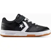 Converse Sneaker "LIFESTYLE 1998 EASY ON", Kinder, Gr. 30, schwarz-weiß (schwarz, weiß, schwarz), Leder, Synthetik, Schuhe Sneaker