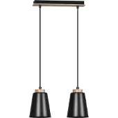 Emibig BOLERO - 2 Lichtleiste Pendelleuchte Schwarz, E27