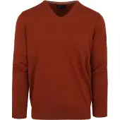 Suitable Pullover Vini V-Ausschnitt Orange
