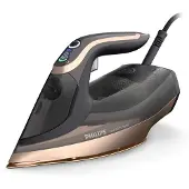 Philips DST8041/80, Dampfbügeleisen, SteamGlide Elite-Sohle, 2,5 m, 260 g/min, Schwarz, 90 g/min