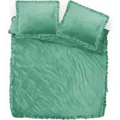 Dreamhouse Sleeptime Samt Ruffles Granite Green 240 x 220 cm