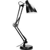 Virone DIAN Schreibtischlampe 60W E27 Stahl, Schwarz - ON-DL-1/B
