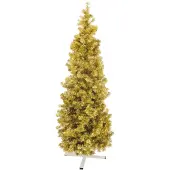 Europalms Tannenbaum FUTURA, gold-metallic, 210cm (83500555)