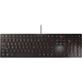 Cherry KC 6000 Slim, Volle Größe (100%), Kabelgebunden, USB, QWERTY, Schwarz