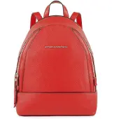 Piquadro Muse Kleiner Rucksack mit iPadmini-Fach Muse Rot