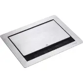 Evoline Flip Top Push Data M Steckdosenleiste, 2 freie Modulplätzen, Edelstahl