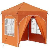 Syfax Pop-up Partyzelt 192 x 192 x 245 cm Orange