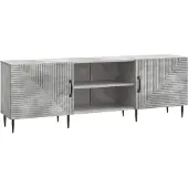 Syfax TV-Schränk Betongrau 150 x 31 x 50 cm Holzwerkstoff