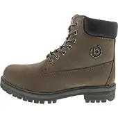 Bugatti Man ANV Herrenschuhe Stiefel Warmfutter Schnürer Grau
