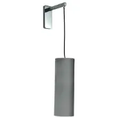 Azzardo Wandleuchte Almeria grau AZ2613 E27 1x60W IP20 12cm grau