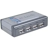 D-Link Hi-Speed USB 2.0 4-Port Hub, USB 1.x or USB 2.0 support , Windows XP/ME/2000/98 Mac OS X, 105 mm, 160 mm, 94 mm, 380,5 g