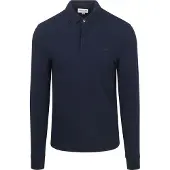 Lacoste Langarm - Longsleeve Poloshirt Piqué Navy - 3XL