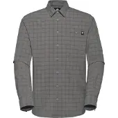 Mammut Lenni Longsleeve Shirt Men steel-black