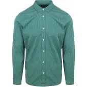 Scotch & soda Hemd Essential Poplin Stripe Grün