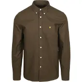Lyle & Scott Plain Oxford Langarmhemd