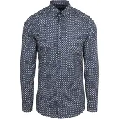 Suitable Hemd Print Navy